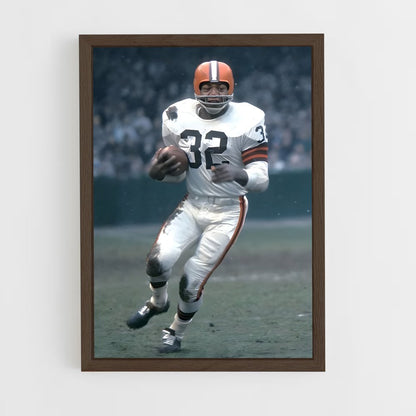 ap-jim brown-3 cadre Bois foncé