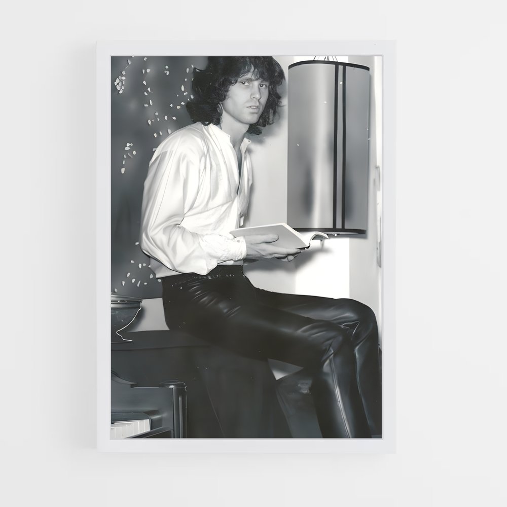 ap-jim morrison-1 cadre Blanc