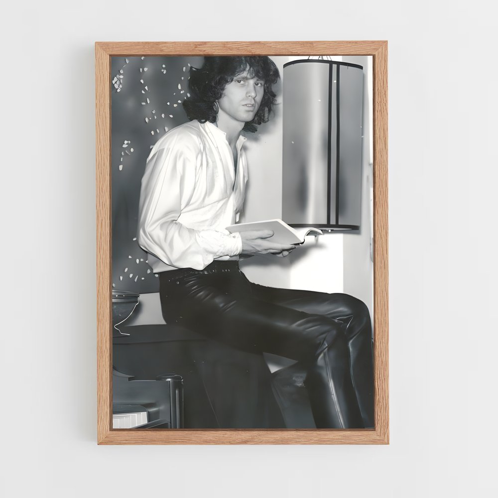 ap-jim morrison-1 cadre Bois clair