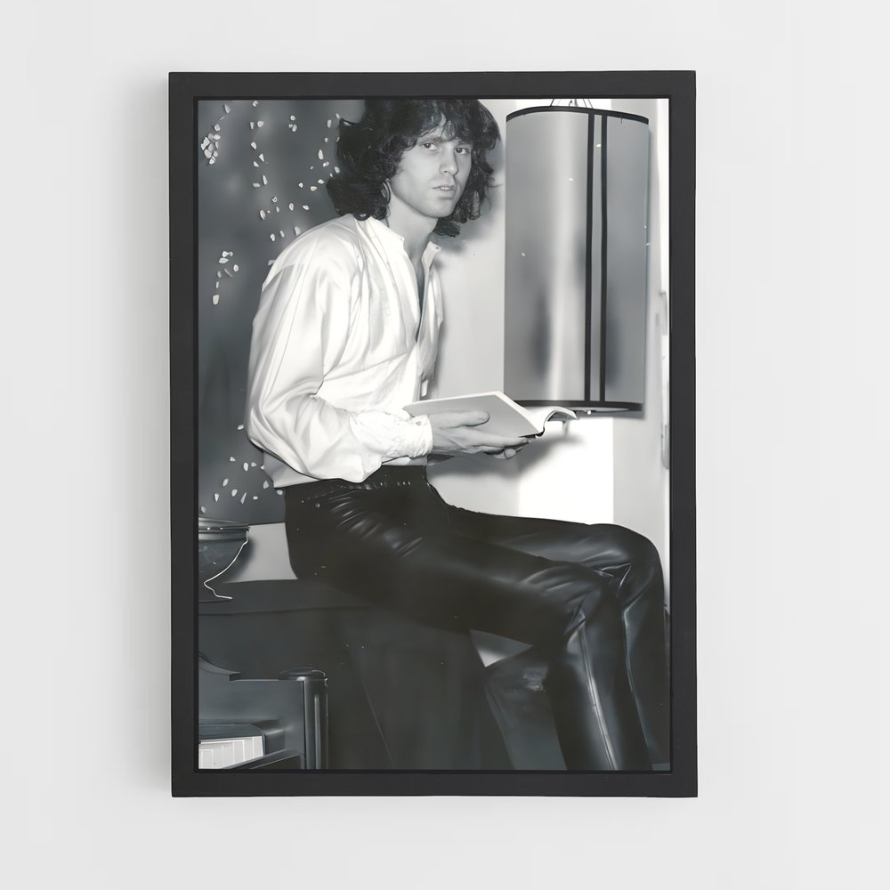 ap-jim morrison-1 cadre Noir
