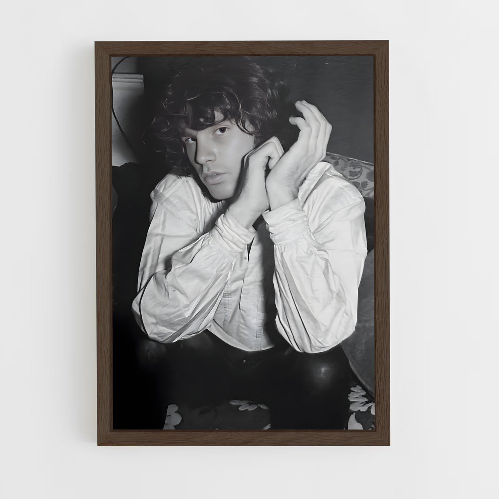 ap-jim morrison-2 cadre Bois foncé