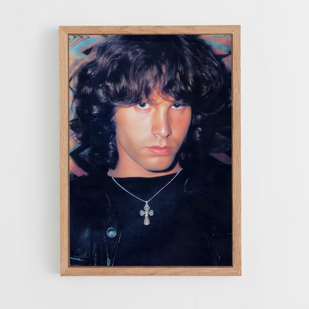 ap-jim morrison-3 cadre Bois clair