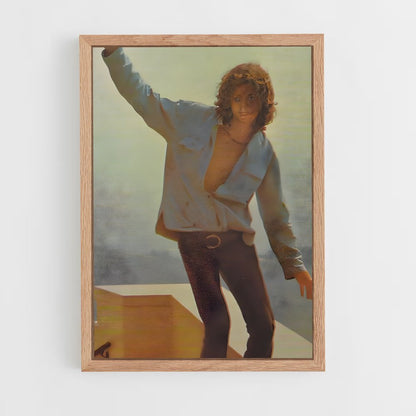ap-jim morrison-4 cadre Bois clair