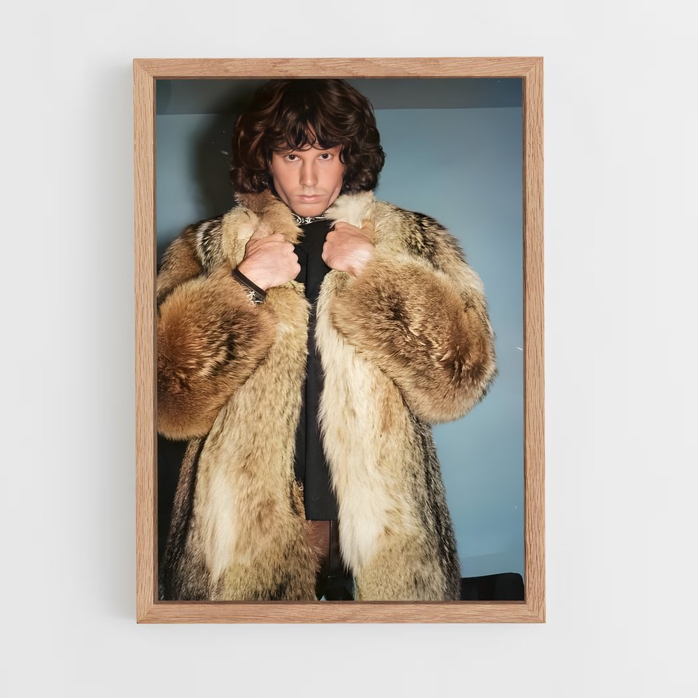 ap-jim morrison-5 cadre Bois clair
