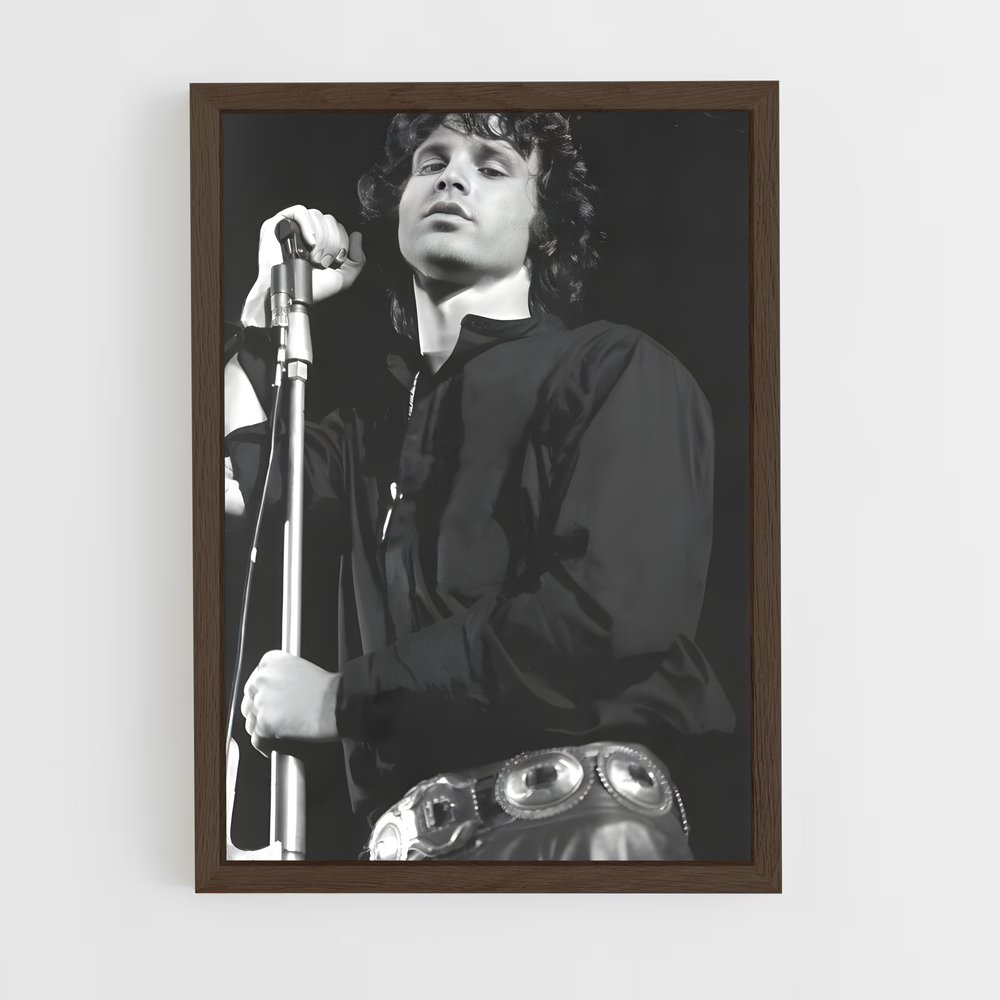 ap-jim morrison-7 cadre Bois foncé