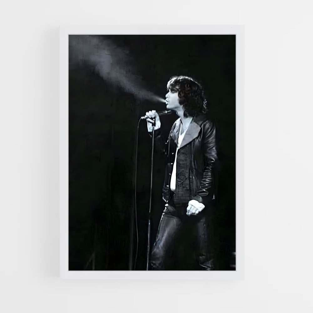 ap-jim morrison-8 cadre Blanc