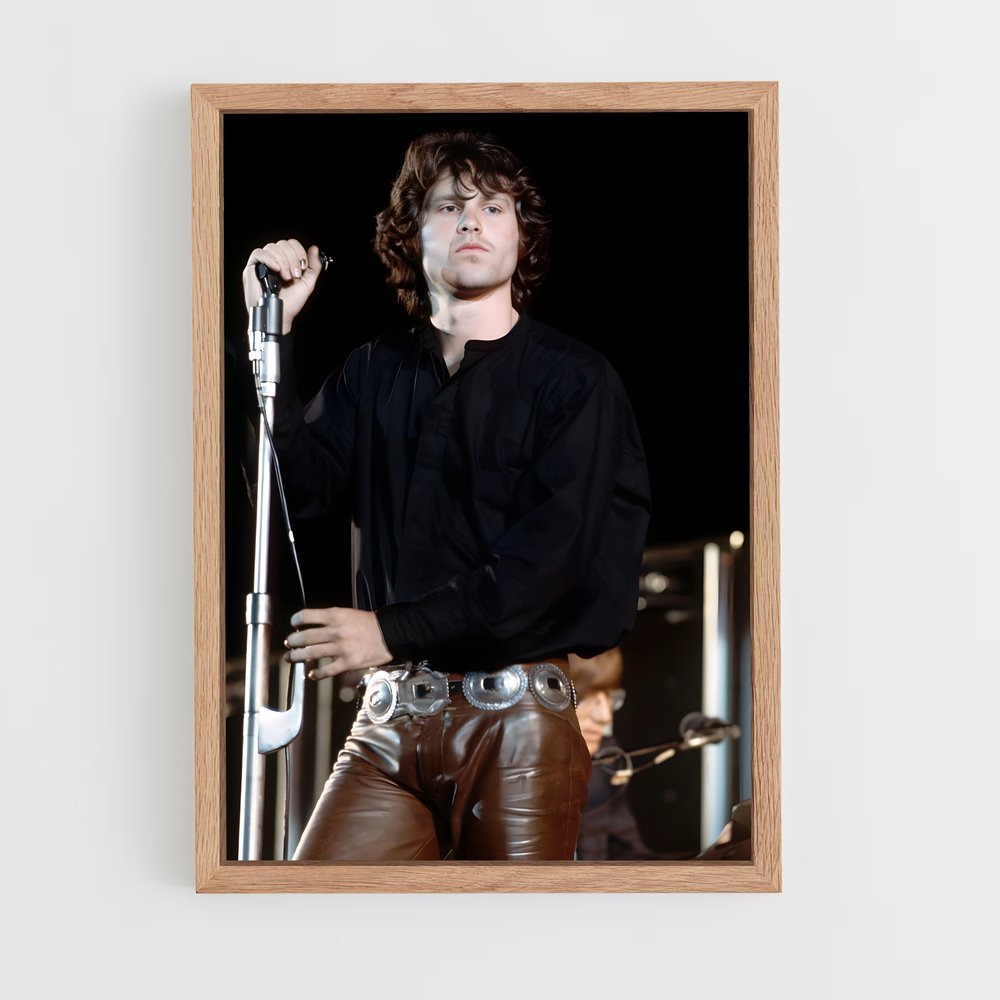 ap-jim morrison-9 cadre Bois clair