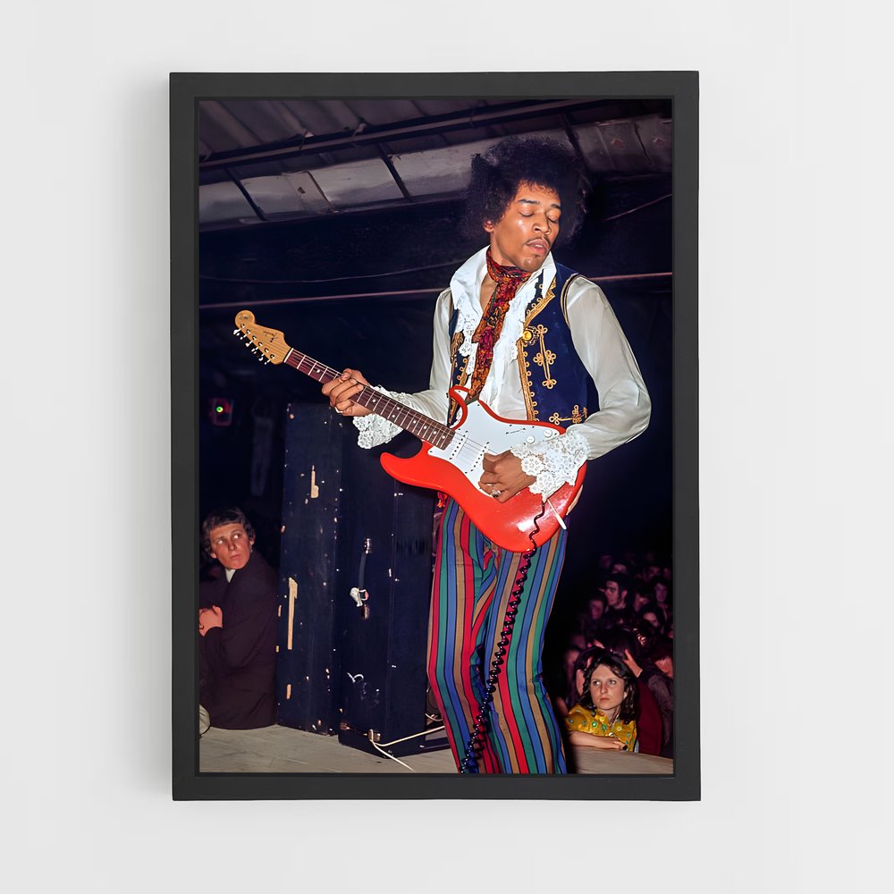 ap-jimi hendrix-8 cadre Noir