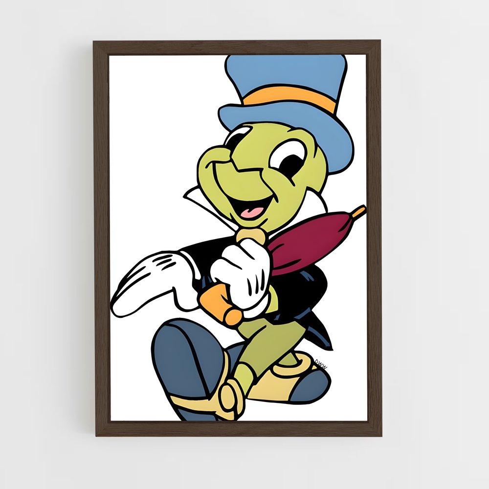 ap-jiminy cricket-1 cadre Bois foncé