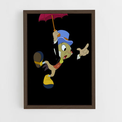 ap-jiminy cricket-2 cadre Bois foncé