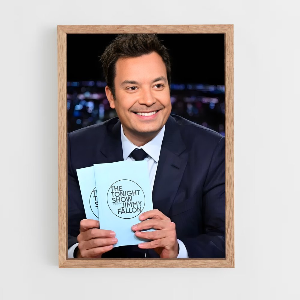 ap-jimmy fallon-3 cadre Bois clair