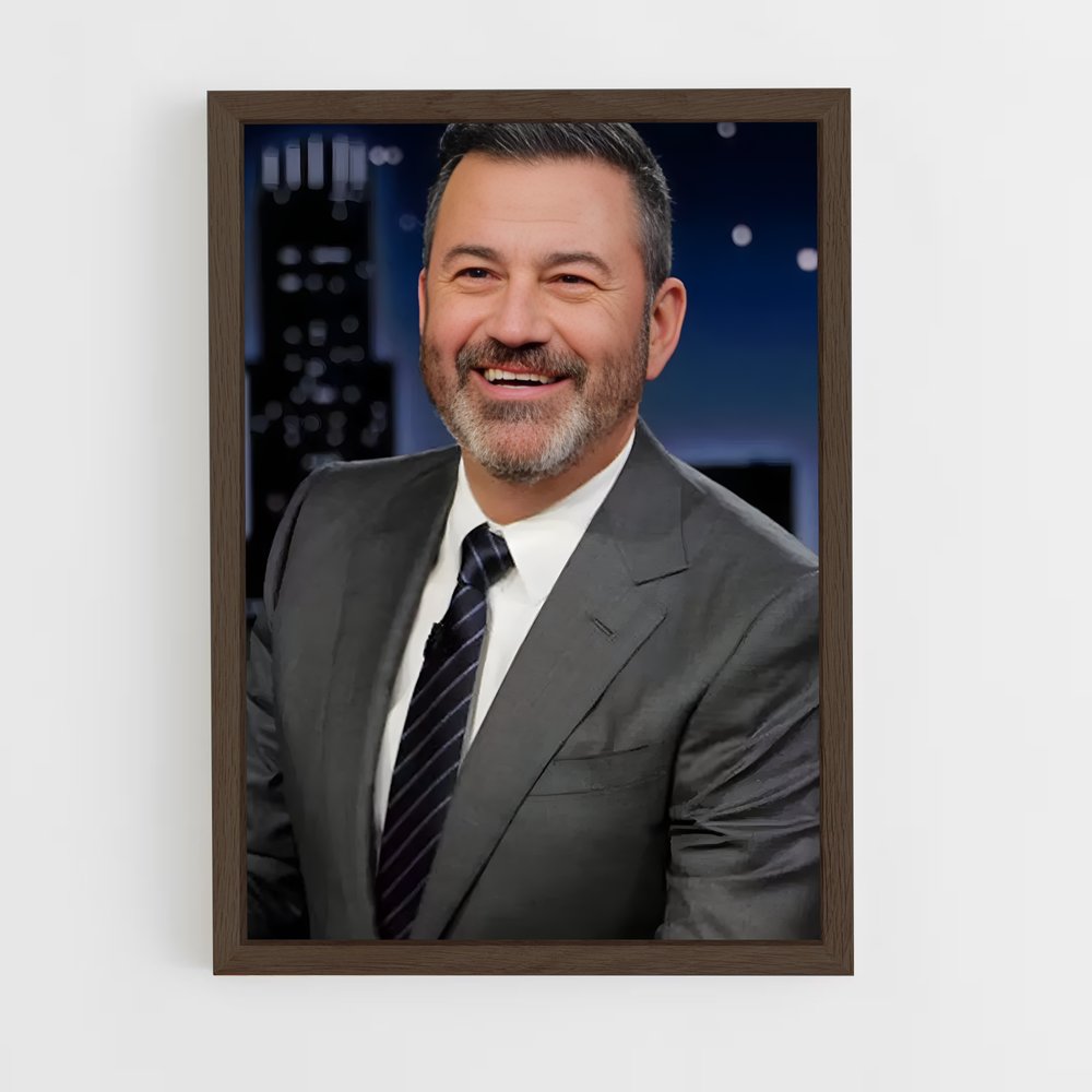 ap-jimmy kimmel-6 cadre Bois foncé