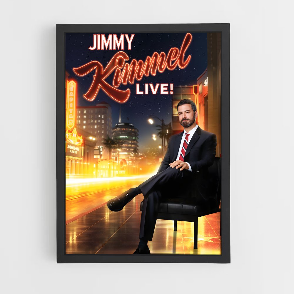 ap-jimmy kimmel-7 cadre Noir