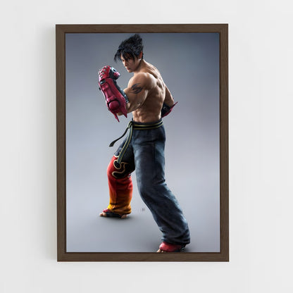 ap-jin kazama-3 cadre Bois foncé