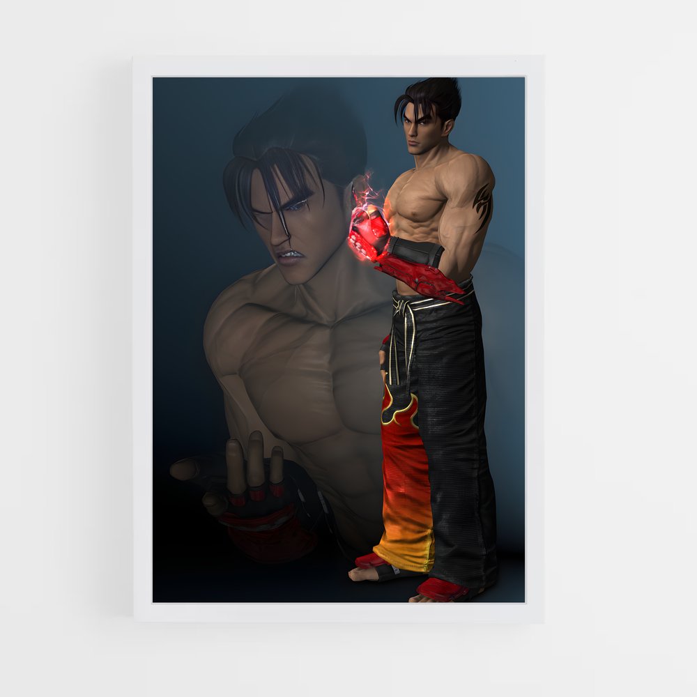 ap-jin kazama-5 cadre Blanc