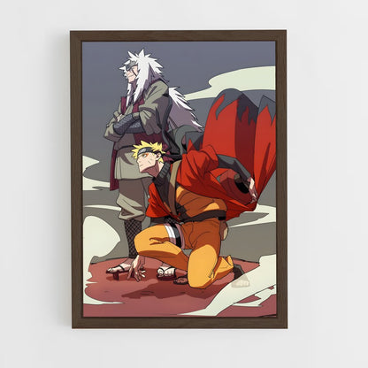 ap-jiraiya-4 cadre Bois foncé
