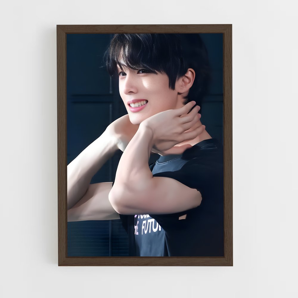 ap-jisung-1 cadre Bois foncé