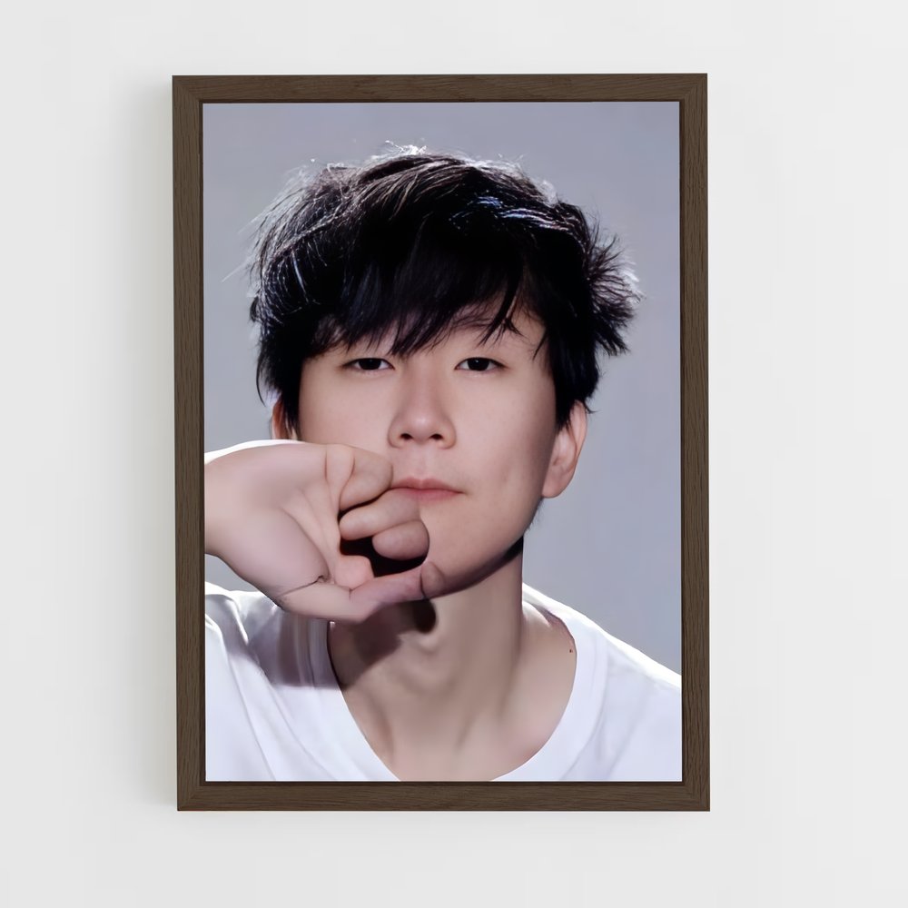 ap-jj lin-10 cadre Bois foncé