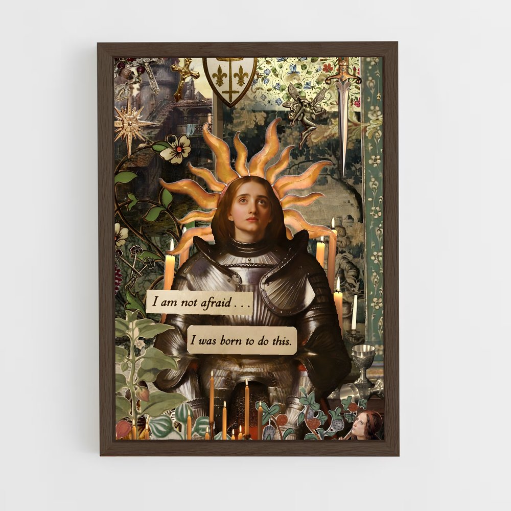 ap-joan of arc-3 cadre Bois foncé