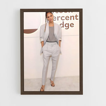 ap-joan smalls-7 cadre Bois foncé