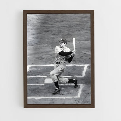 ap-joe dimaggio-4 cadre Bois foncé