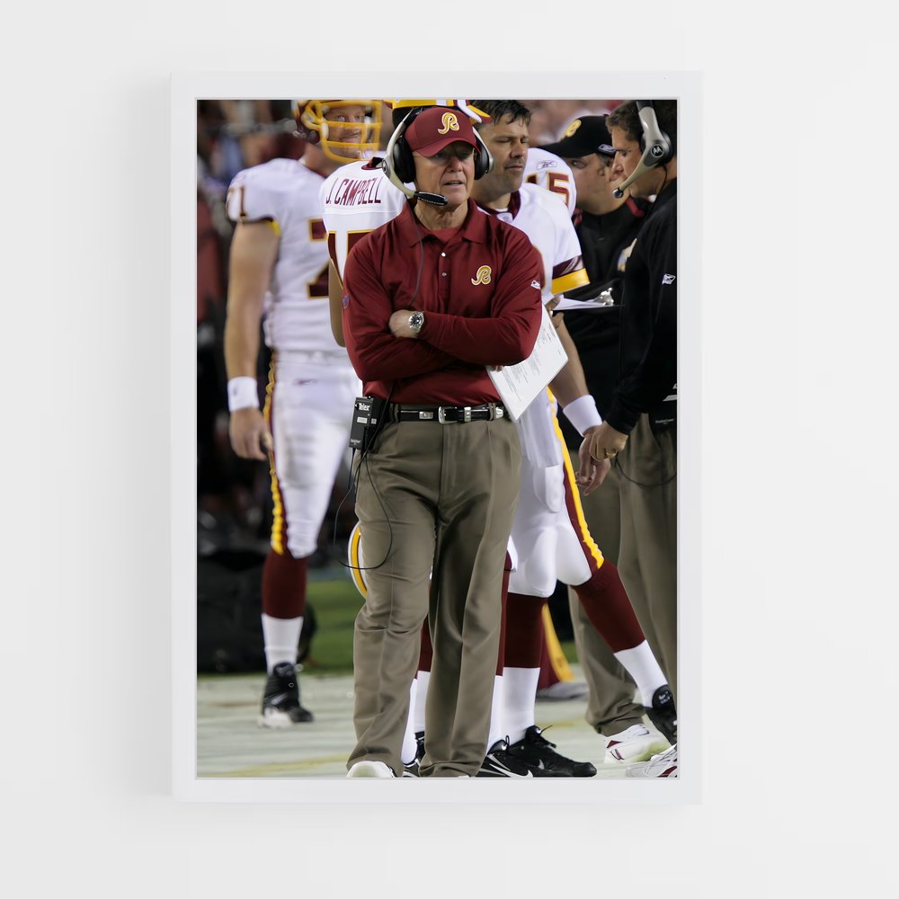 ap-joe gibbs-4 cadre Blanc