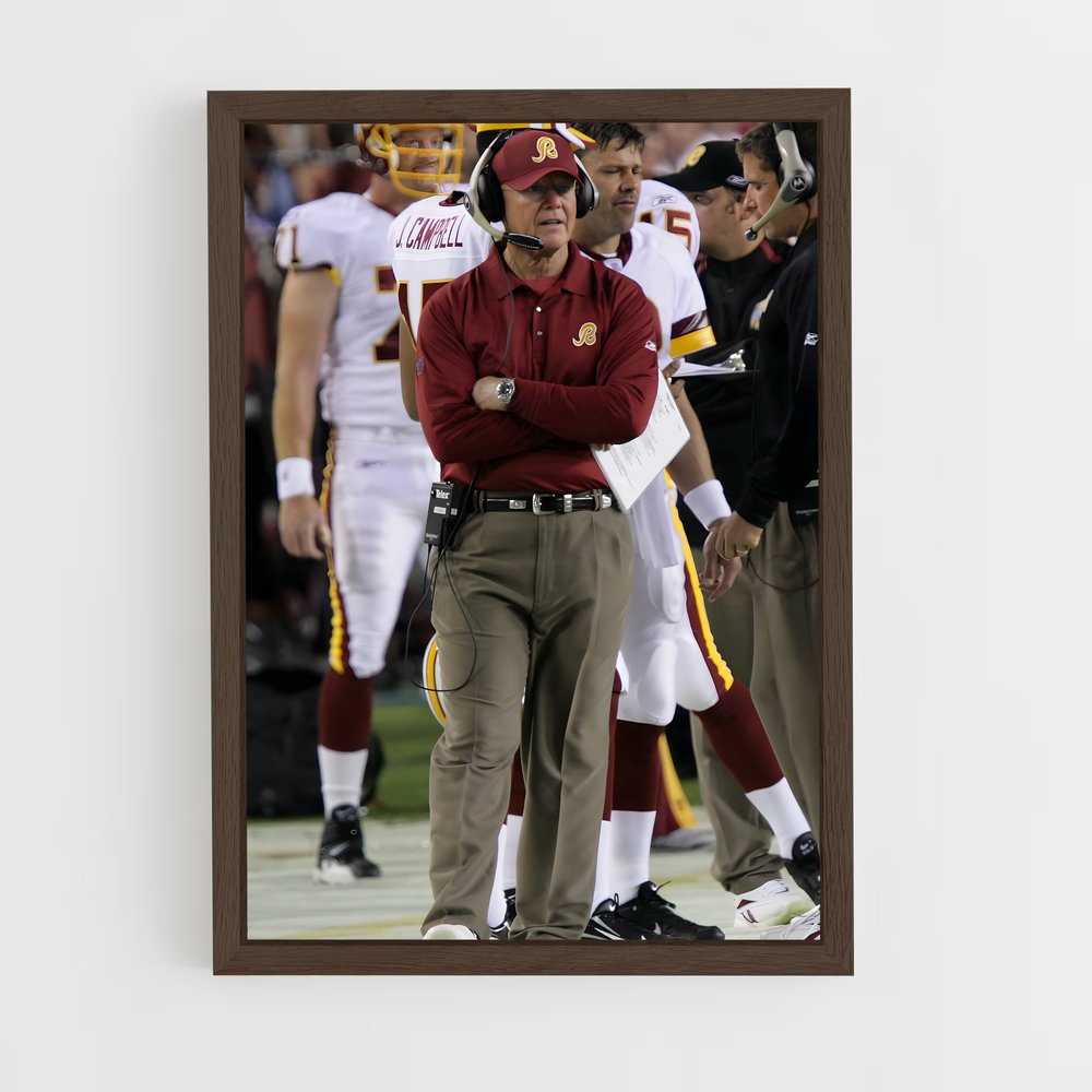 ap-joe gibbs-4 cadre Bois foncé