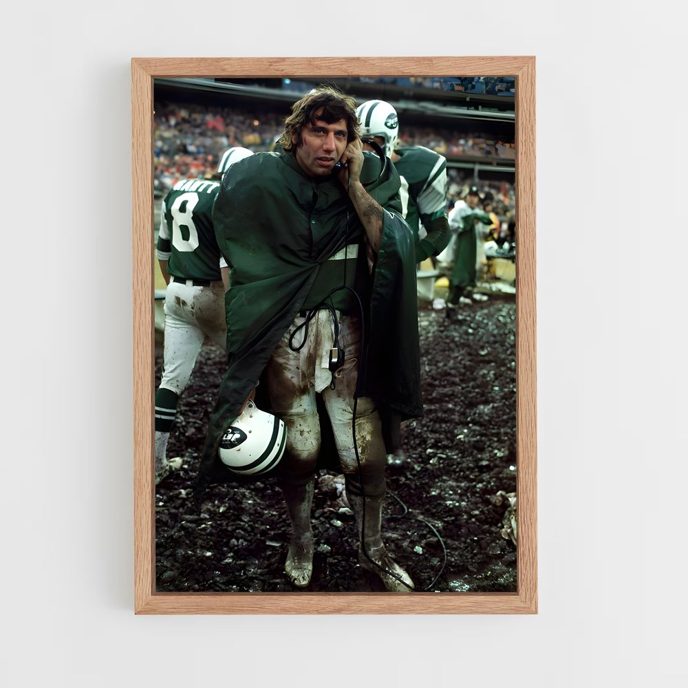 ap-joe namath-2 cadre Bois clair