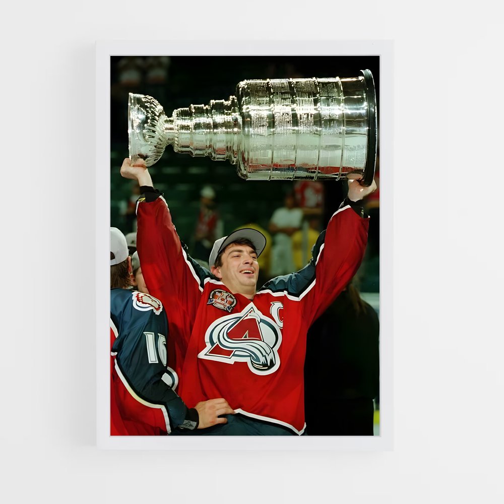 ap-joe sakic-2 cadre Blanc