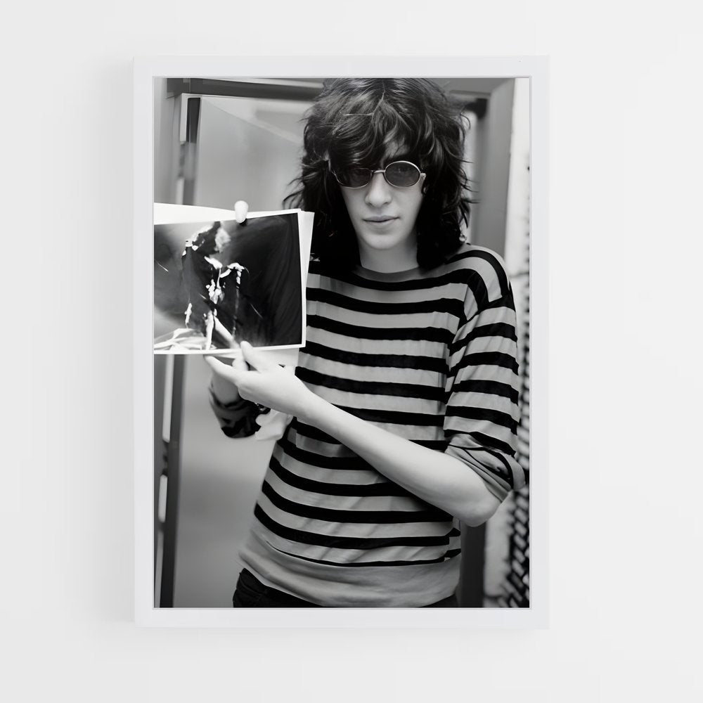 ap-joey ramone-4 cadre Blanc