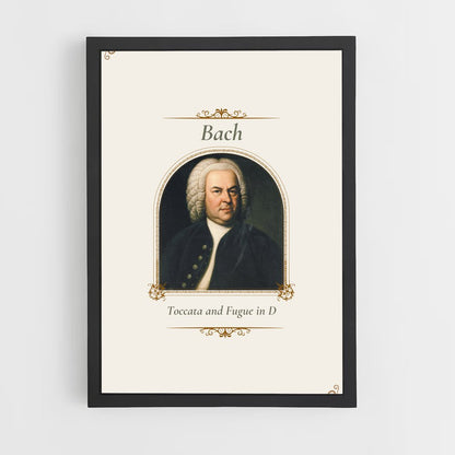 ap-johann sebastian bach-3 cadre Noir