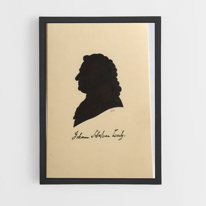 ap-johann sebastian bach-7 cadre Noir