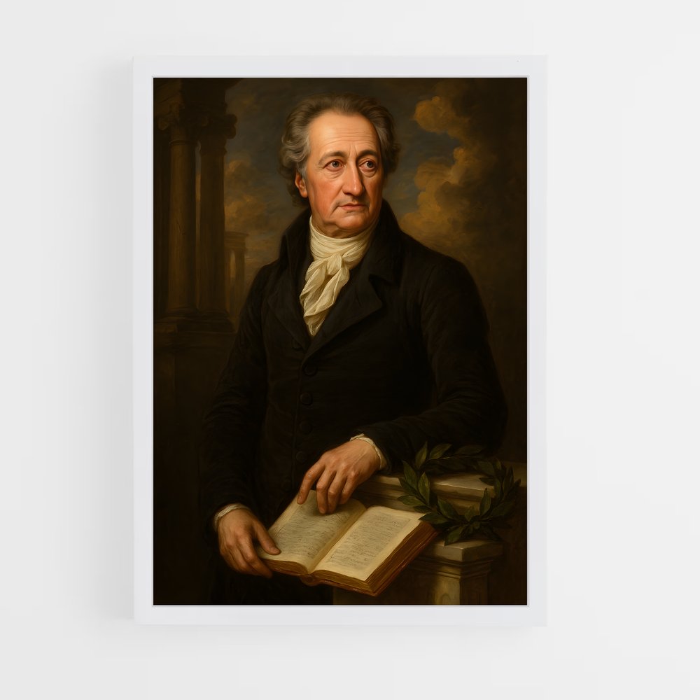 ap-johann wolfgang von goethe-2 cadre Blanc