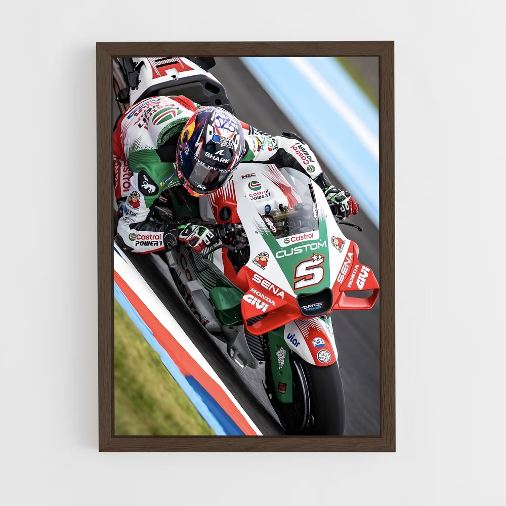ap-johann zarco-2 cadre Bois foncé