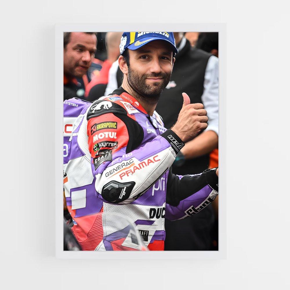 ap-johann zarco-9 cadre Blanc
