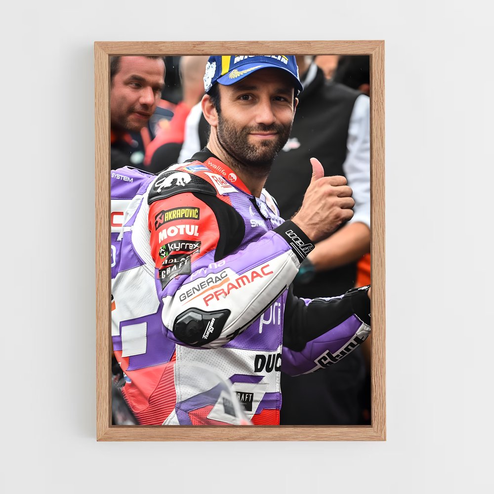 ap-johann zarco-9 cadre Bois clair