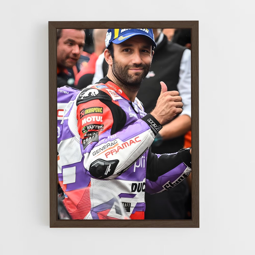 ap-johann zarco-9 cadre Bois foncé