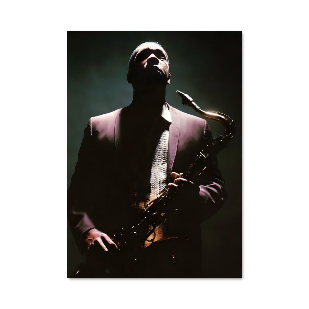 Poster Saxophone Blues