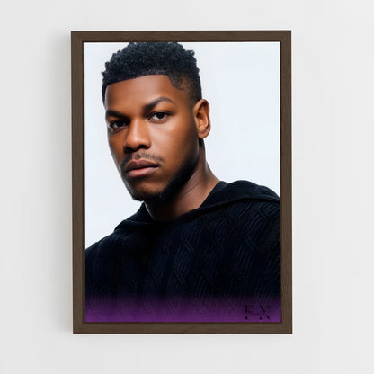 ap-john boyega-1 cadre Bois foncé