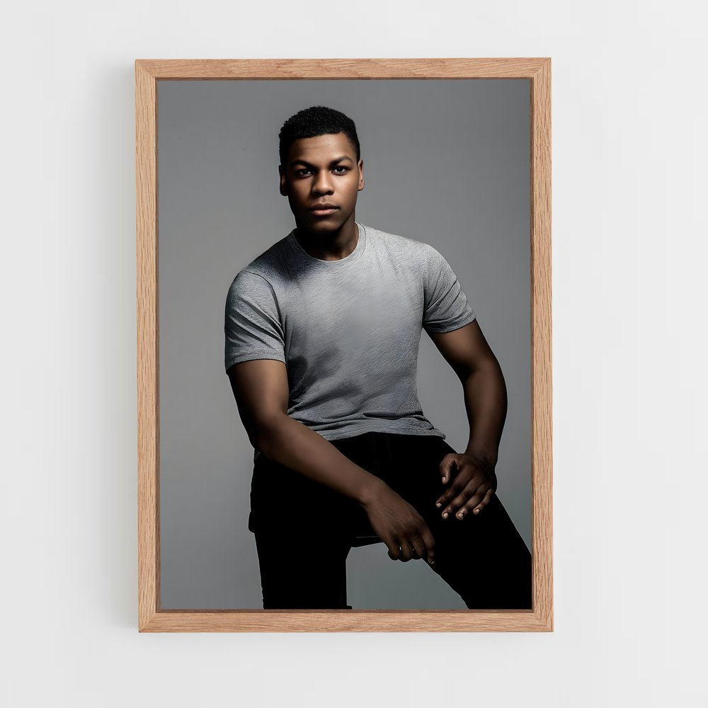 ap-john boyega-6 cadre Bois clair