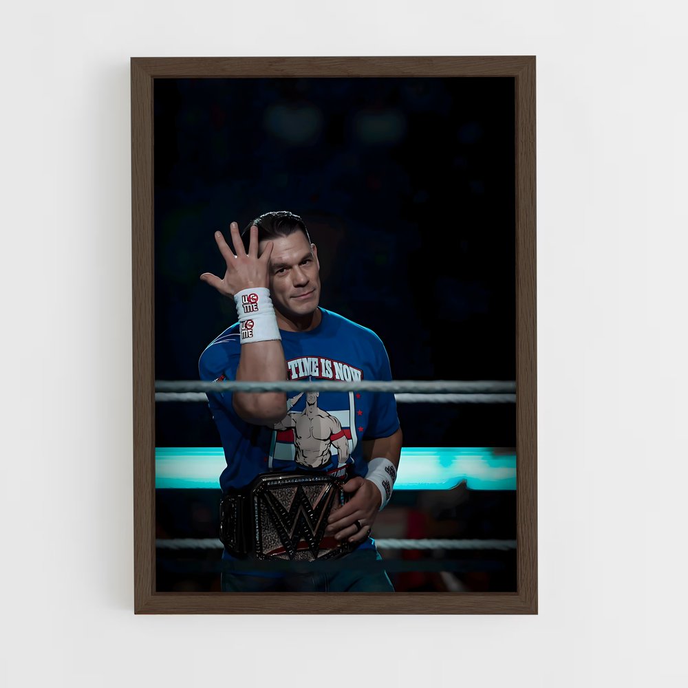 ap-john cena-5 cadre Bois foncé
