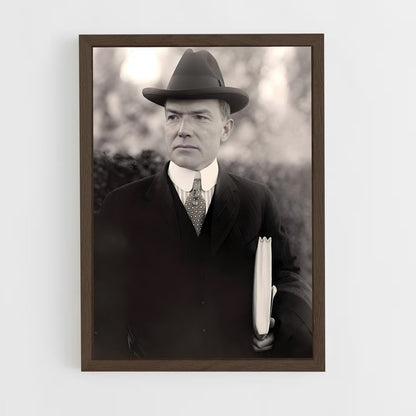 ap-john d rockefeller-5 cadre Bois foncé