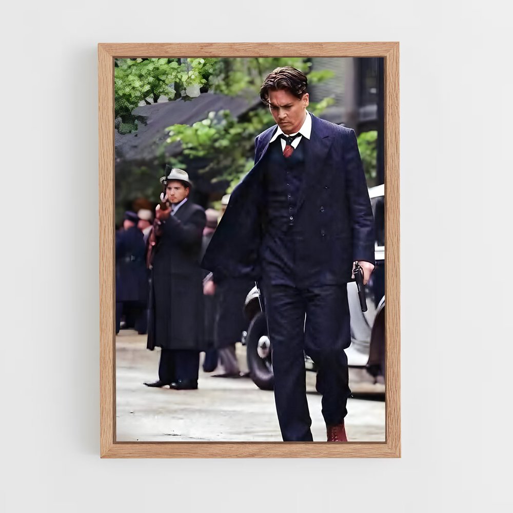 ap-john dillinger-7 cadre Bois clair