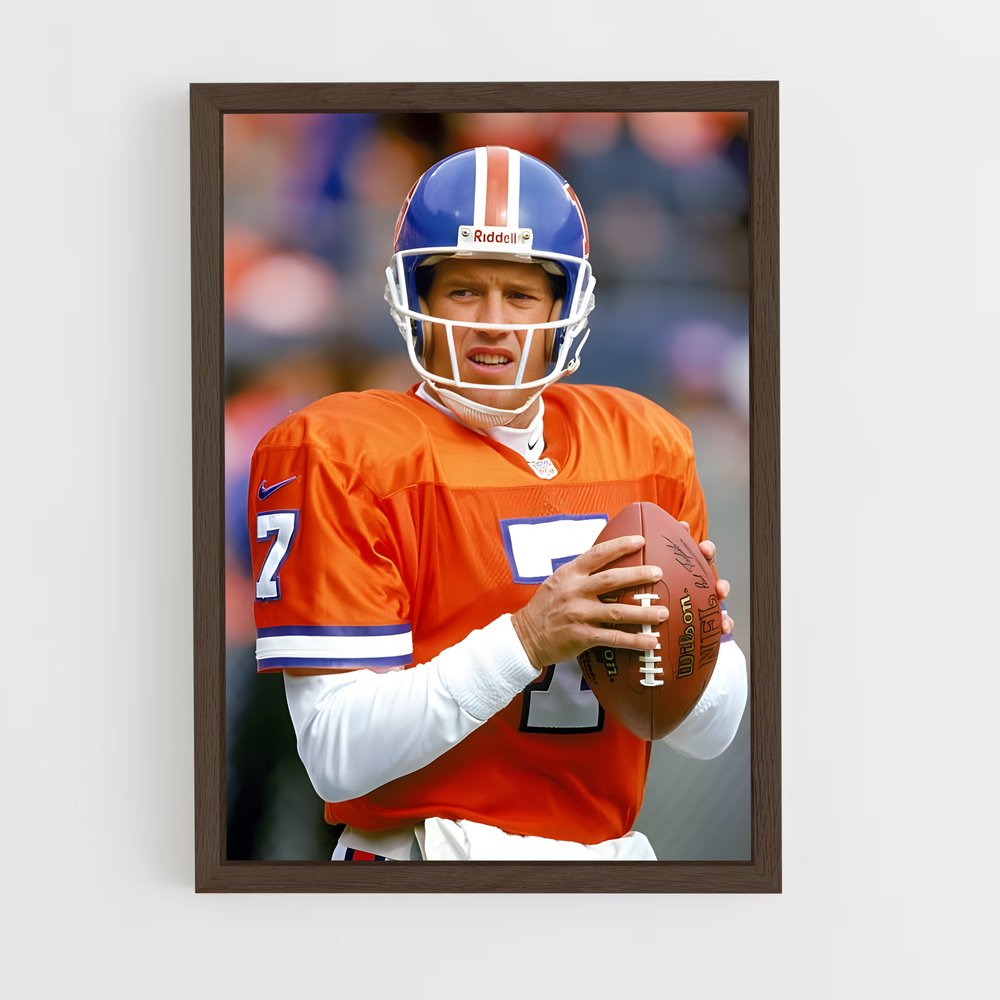ap-john elway-2 cadre Bois foncé