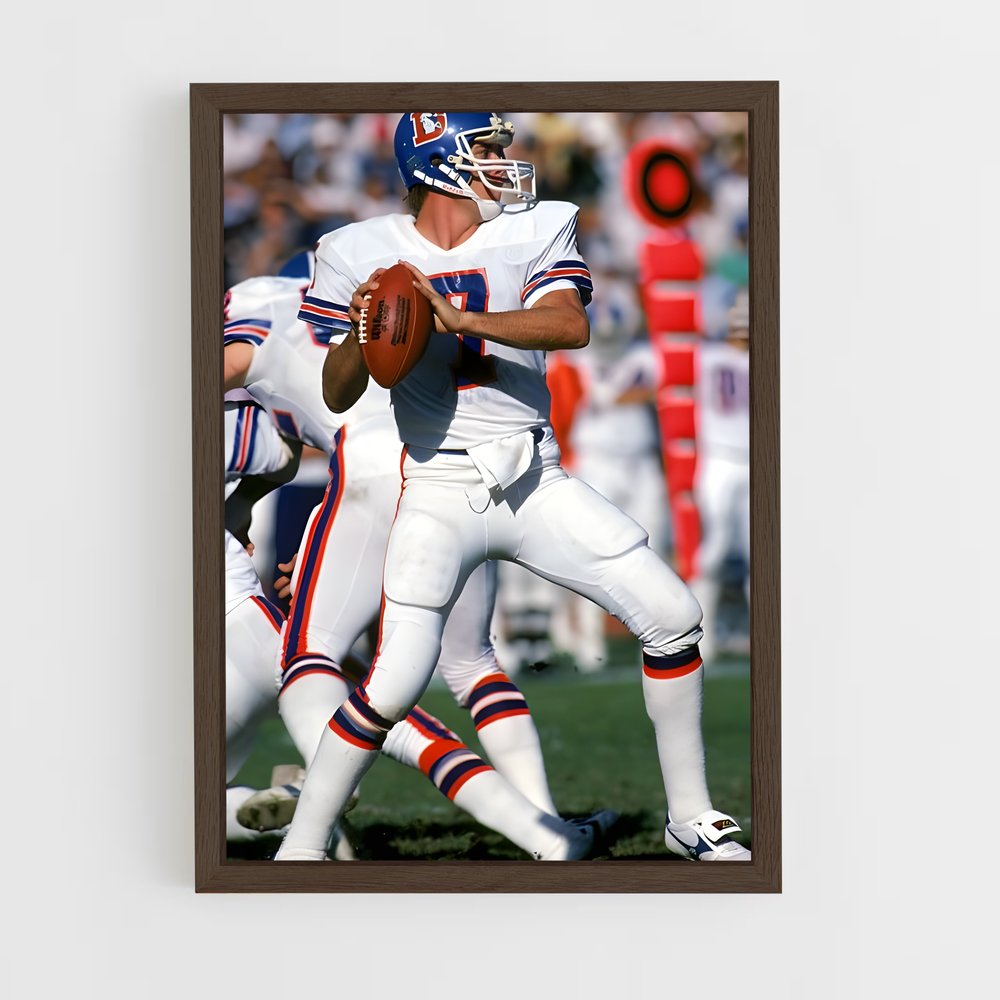 ap-john elway-5 cadre Bois foncé