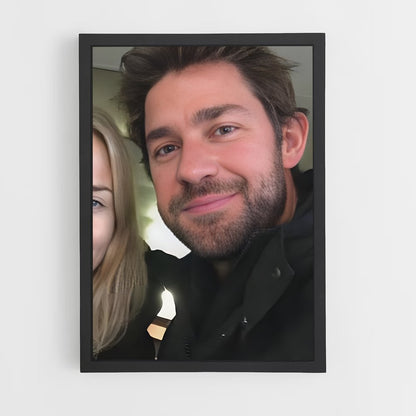 ap-john krasinski-4 cadre Noir