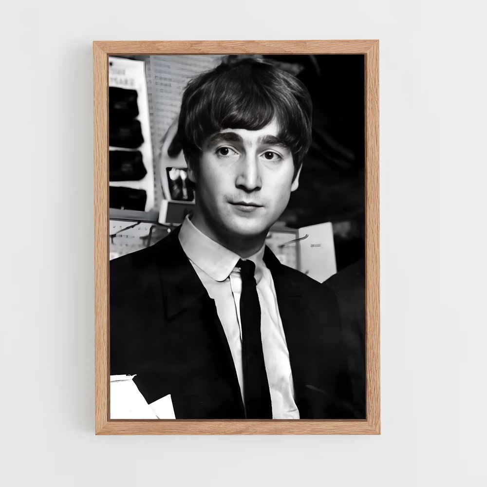 ap-john lennon-3 cadre Bois clair