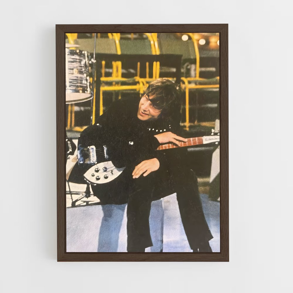 ap-john lennon-5 cadre Bois foncé