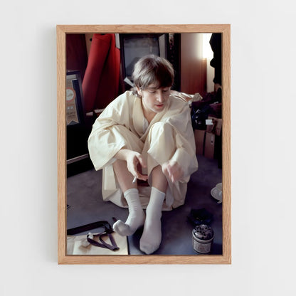 ap-john lennon-6 cadre Bois clair