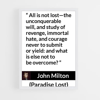 ap-john milton-3 cadre Blanc